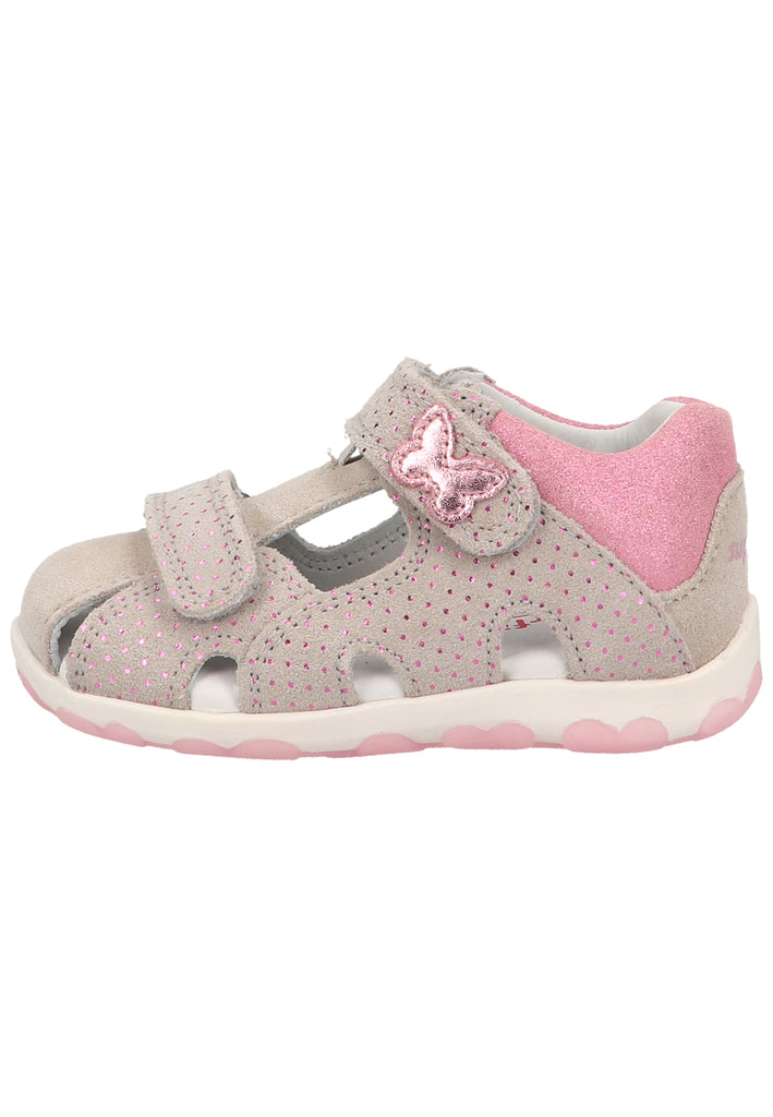 Superfit Halbschuhe Veloursleder Hellgrau - surf4shoes