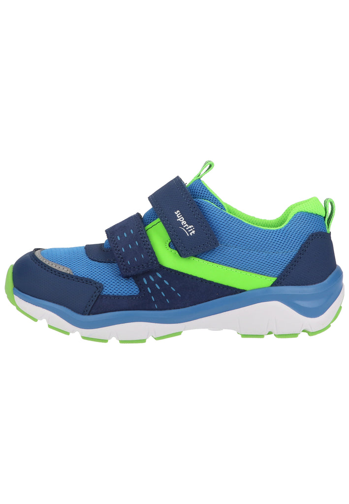 Superfit Halbschuhe Veloursleder Blau/Grün - surf4shoes