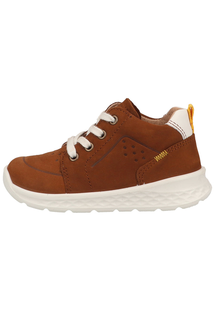 Superfit Halbschuhe Nubukleder Braun/Gelb - surf4shoes