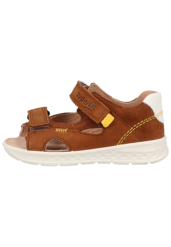 Superfit Sandalen Leder Braun/Gelb - surf4shoes