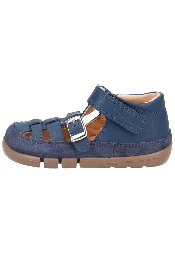 Superfit Halbschuhe Leder Marine - surf4shoes