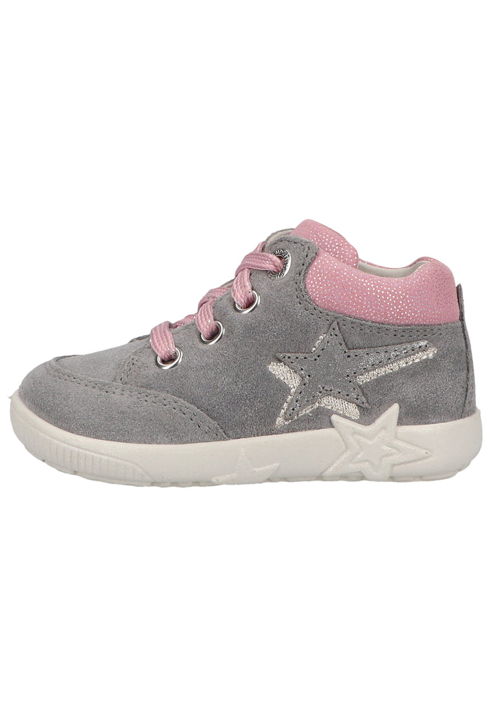Superfit Halbschuhe Veloursleder Hellgrau - surf4shoes