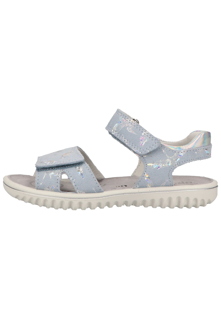 Superfit Sandalen Leder Hellblau/Silber - surf4shoes