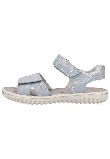 Superfit Sandalen Leder Hellblau/Silber - surf4shoes