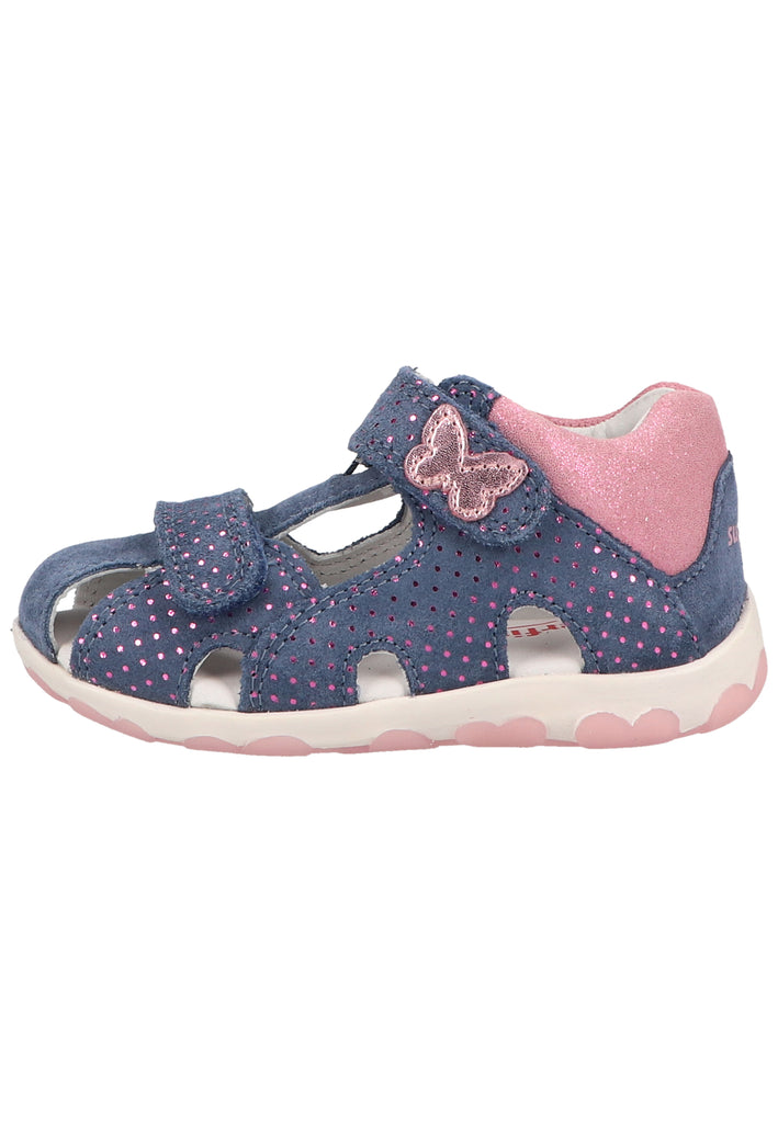 Superfit Halbschuhe Veloursleder Blau - surf4shoes