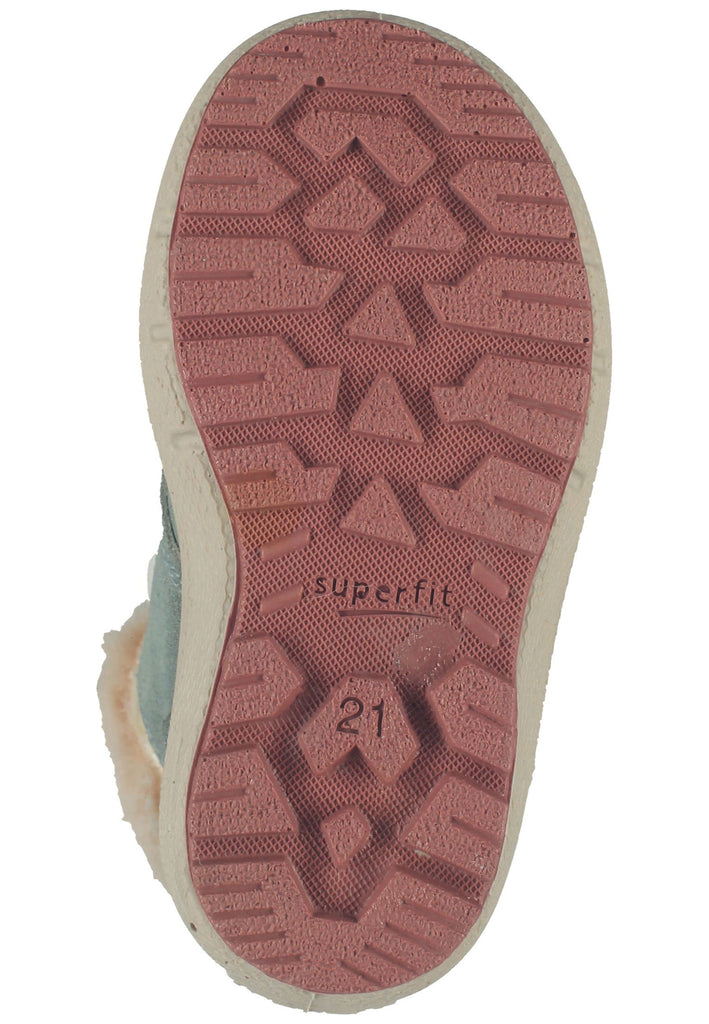 Superfit Stiefelette Leder Hellgrün - surf4shoes