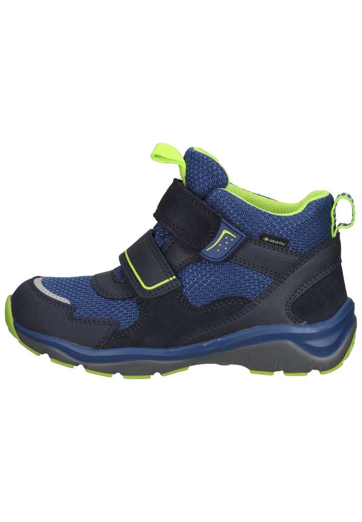 Superfit Stiefelette Veolurs/Textil/Synthetik Blau/Grün - surf4shoes