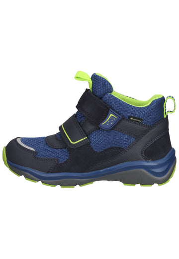 Superfit Stiefelette Veolurs/Textil/Synthetik Blau/Grün - surf4shoes