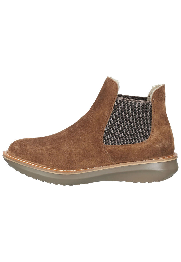 Legero Stiefelette Veloursleder/Textil Braun Warmfutter - surf4shoes