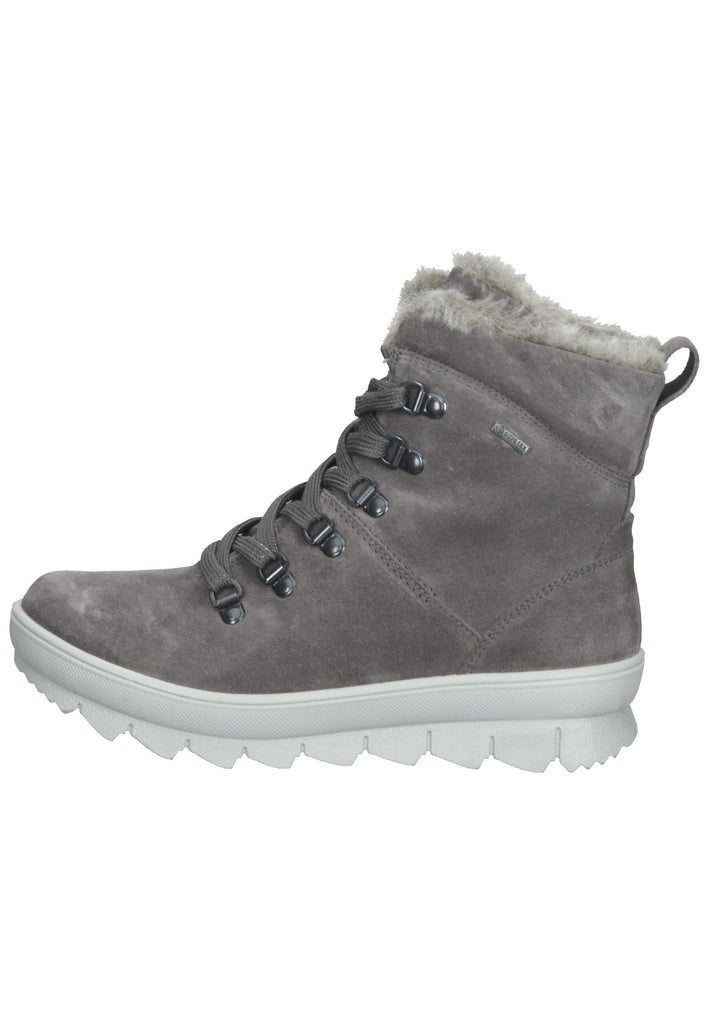 Legero Stiefelette Veloursleder Grau Warmfutter - surf4shoes