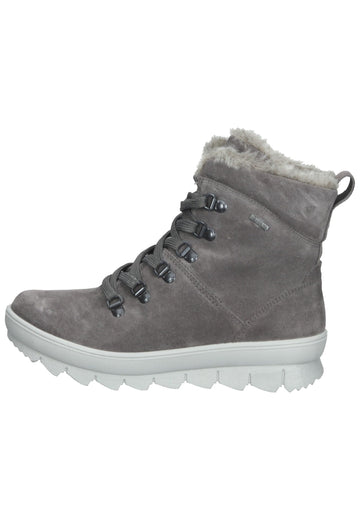 Legero Stiefelette Veloursleder Grau Warmfutter - surf4shoes
