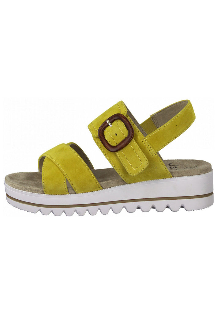 Jana Sandalen Leder Gelb - surf4shoes
