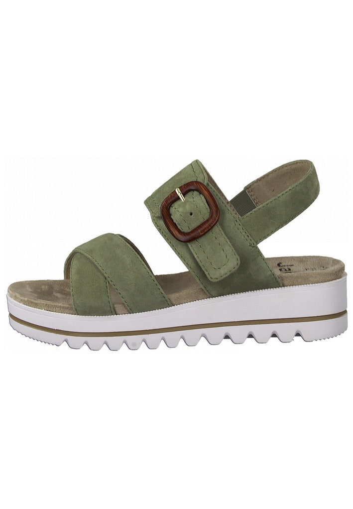 Jana Sandalen Leder Oliv - surf4shoes