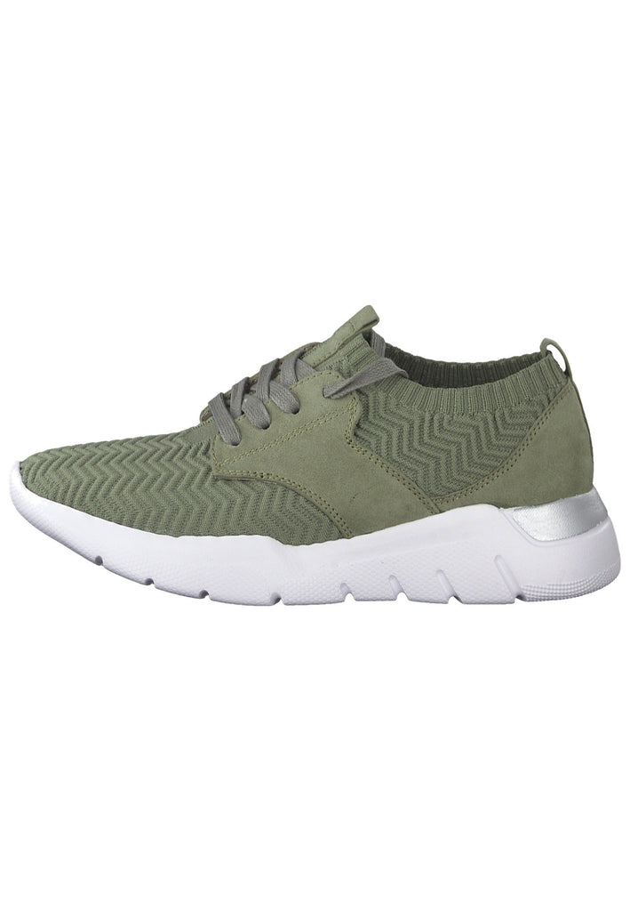 Jana Sneaker Lederimitat/Textil Pistachio - surf4shoes