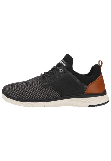 Salamander Sneaker Lederimitat Grau/Schwarz - surf4shoes