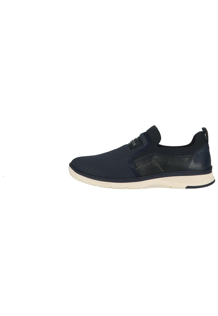 Salamander Slipper Leder/Textil Navy - surf4shoes