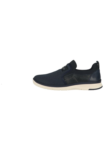 Salamander Slipper Leder/Textil Navy - surf4shoes