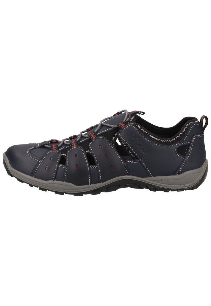 Salamander Halbschuhe Leder Navy - surf4shoes