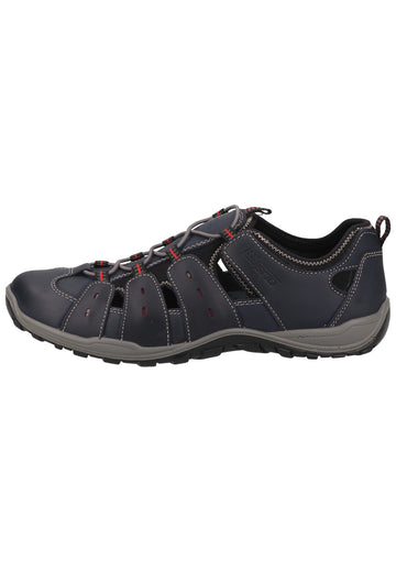 Salamander Halbschuhe Leder Navy - surf4shoes