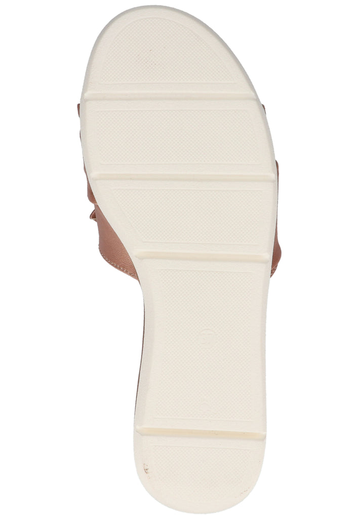 Salamander Pantoletten Leder Rosegold - surf4shoes