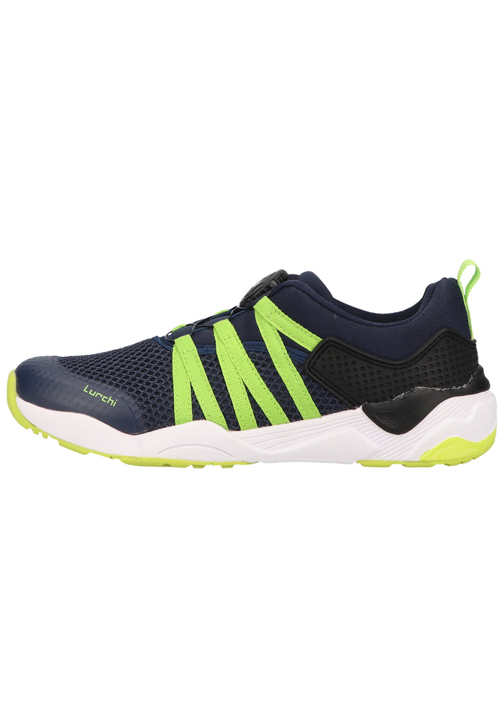 Lurchi Sneaker Lederimitat/Textil Blau/Grün - surf4shoes