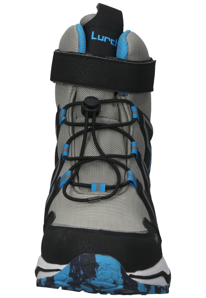 Lurchi Stiefel Lederimitat Grau/Schwarz Warmfutter - surf4shoes