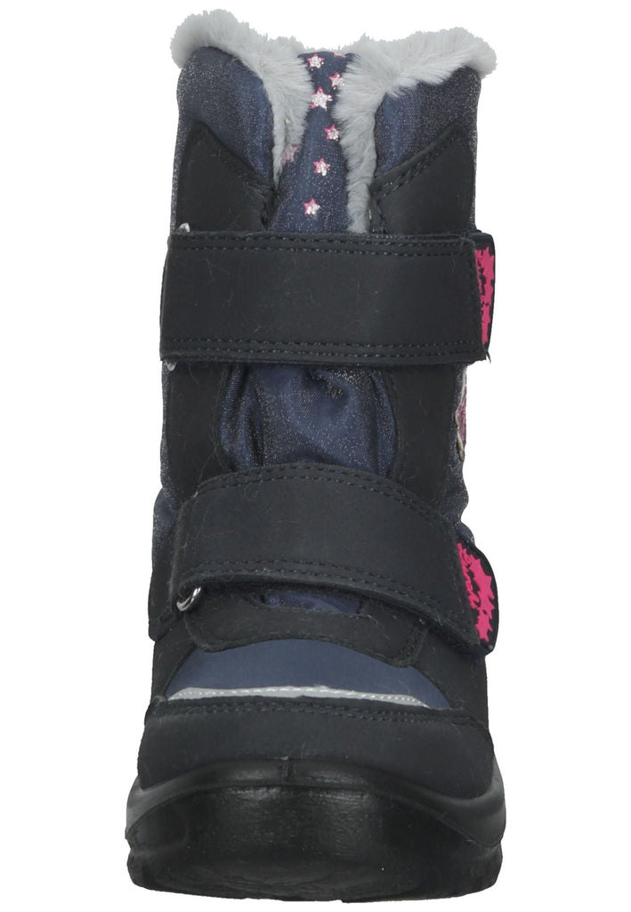 Lurchi Stiefel Lederimitat Dunkel Grau Warmfutter - surf4shoes