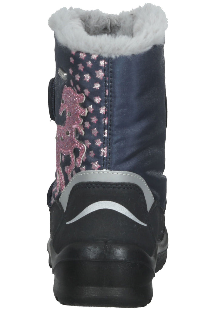 Lurchi Stiefel Lederimitat Dunkel Grau Warmfutter - surf4shoes