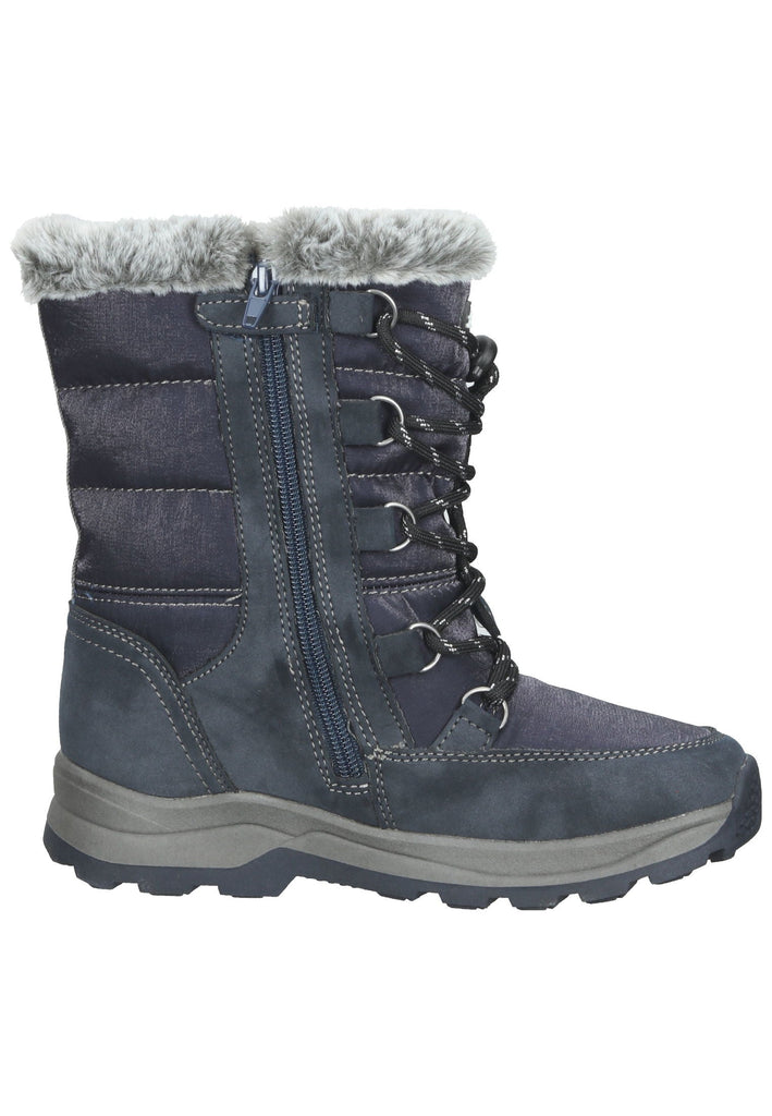 Lurchi Stiefel Lederimitat/Textil Navy - surf4shoes