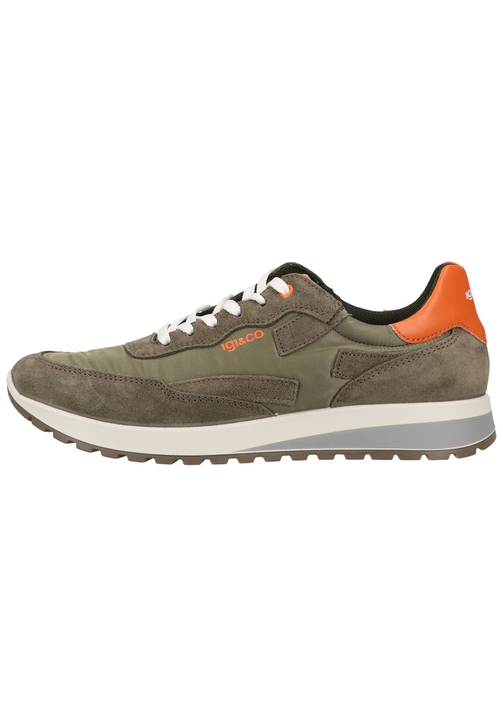 IGI&CO Sneaker Leder/Textil Grün - surf4shoes