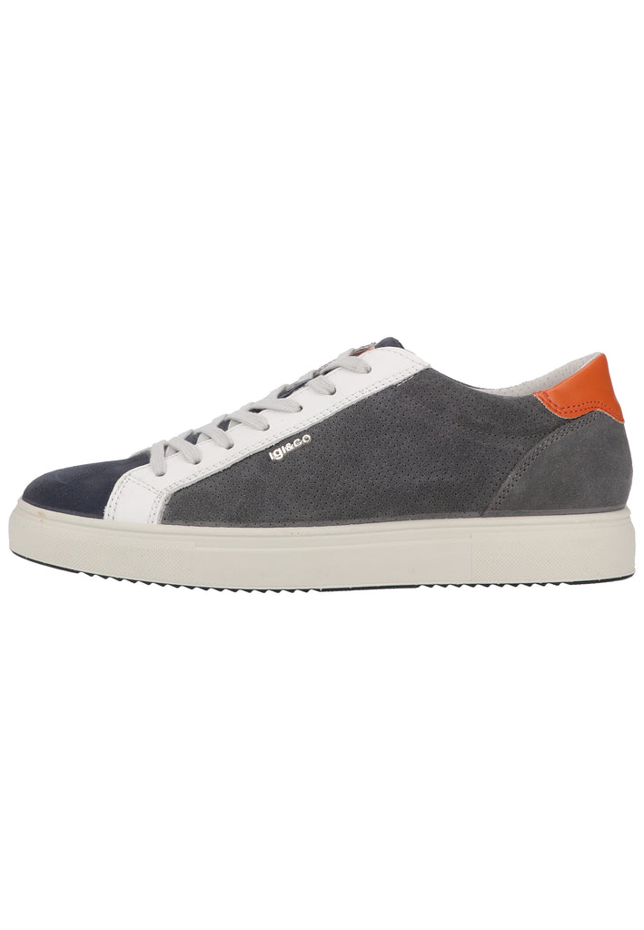 IGI&CO Sneaker Leder Graphit - surf4shoes