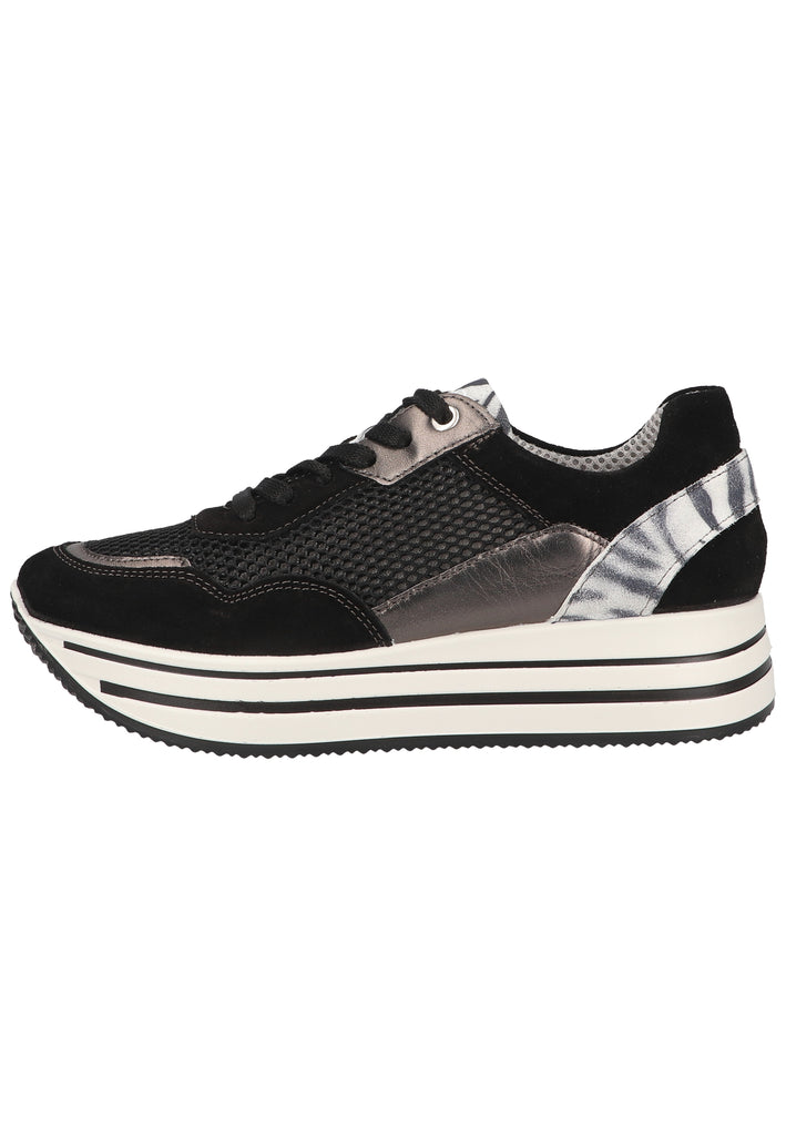 IGI&CO Sneaker Leder/Textil Schwarz - surf4shoes
