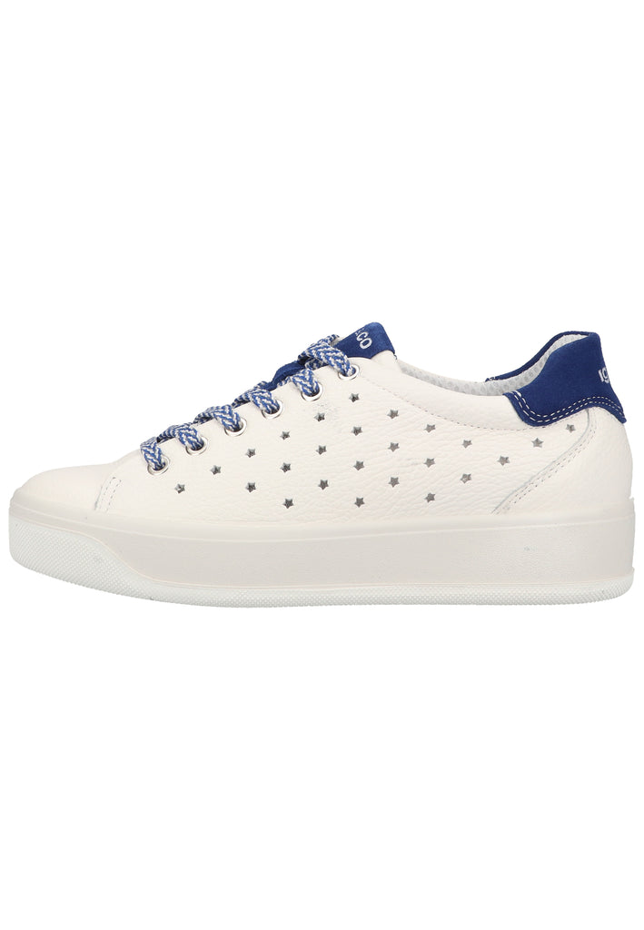 IGI&CO Sneaker Leder Weiß/Blau - surf4shoes