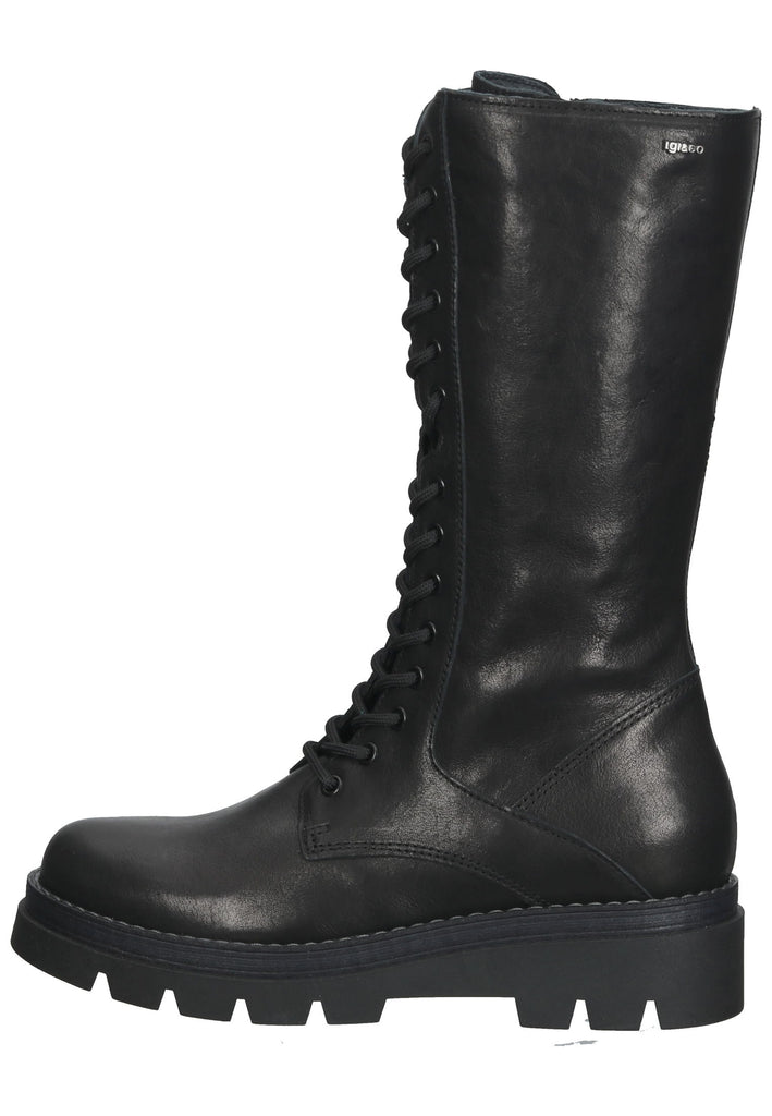 IGI&CO Stiefel Lederimitat Schwarz - surf4shoes