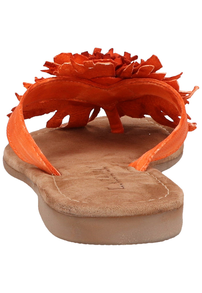 Lazamani Zehensteg Leder Orange - surf4shoes