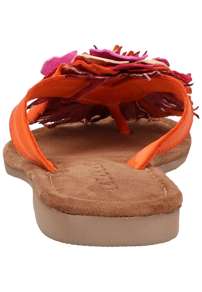 Lazamani Zehensteg Leder Orange - surf4shoes