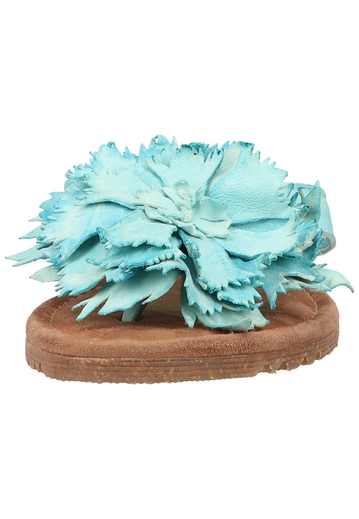 Lazamani Zehensteg Leder Hellblau - surf4shoes