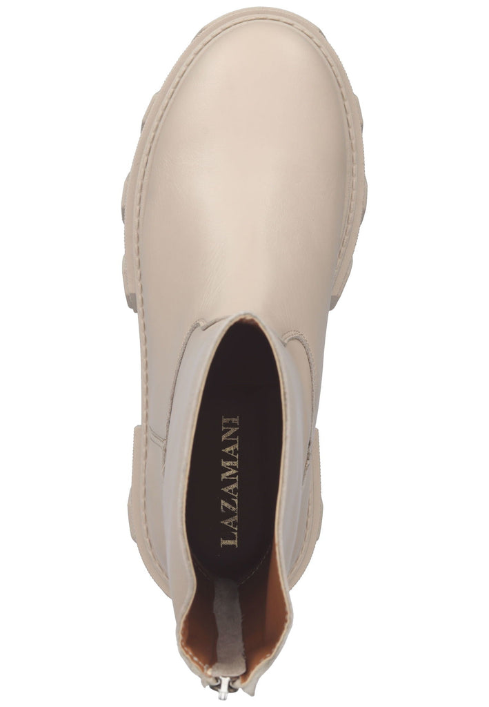 Lazamani Stiefelette Leder Beige - surf4shoes