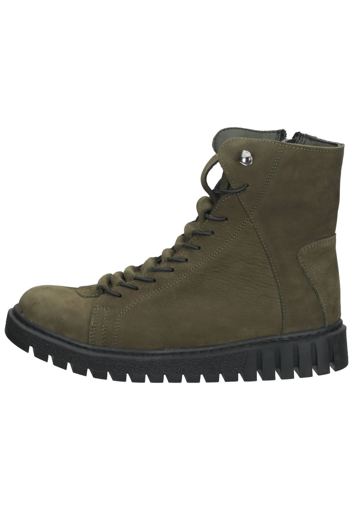 Lazamani Stiefelette Nubukleder Grün - surf4shoes