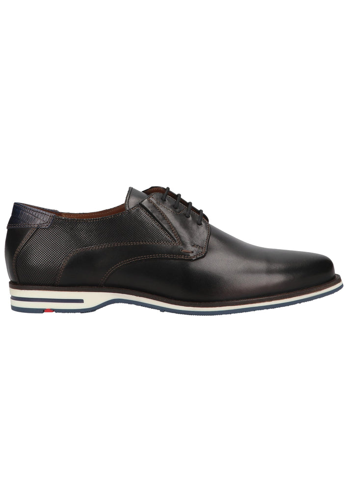 Lloyd Businessschuhe Glattleder Schwarz/Blau - surf4shoes