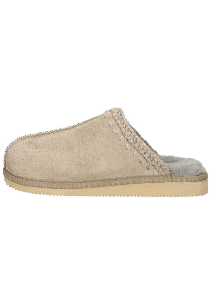 Shepherd Hausschuhe Veloursleder Stein Warmfutter - surf4shoes