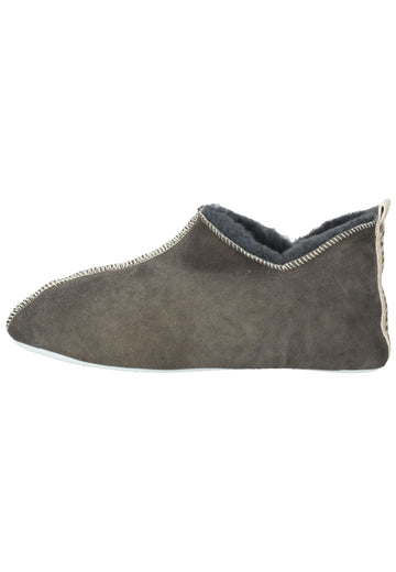 Shepherd Hausschuhe Veloursleder Schwarz Warmfutter - surf4shoes