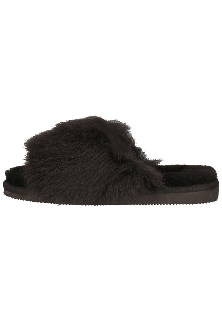 Shepherd Hausschuhe Schurwolle Braun Warmfutter - surf4shoes