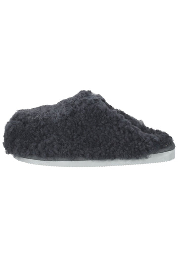 Shepherd Hausschuhe Schurwolle Grau Warmfutter - surf4shoes
