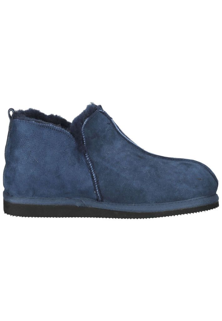 Shepherd Hausschuhe Veloursleder Navy Warmfutter - surf4shoes