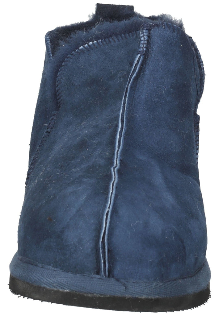 Shepherd Hausschuhe Veloursleder Navy Warmfutter - surf4shoes