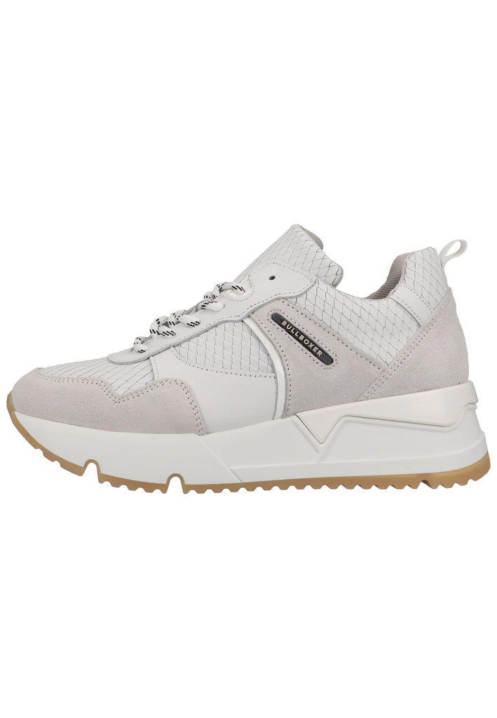 Bullboxer Sneaker Veloursleder Weiß - surf4shoes