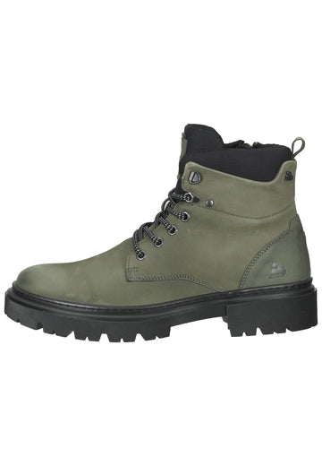 Bullboxer Stiefelette Leder/Textil Grün - surf4shoes