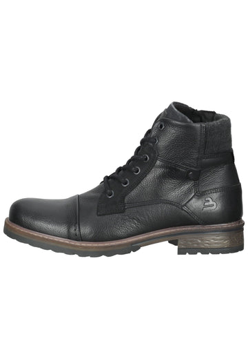 Bullboxer Stiefelette Leder/Textil Schwarz - surf4shoes