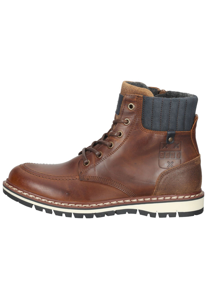 Bullboxer Stiefelette Leder Cognac Warmfutter - surf4shoes